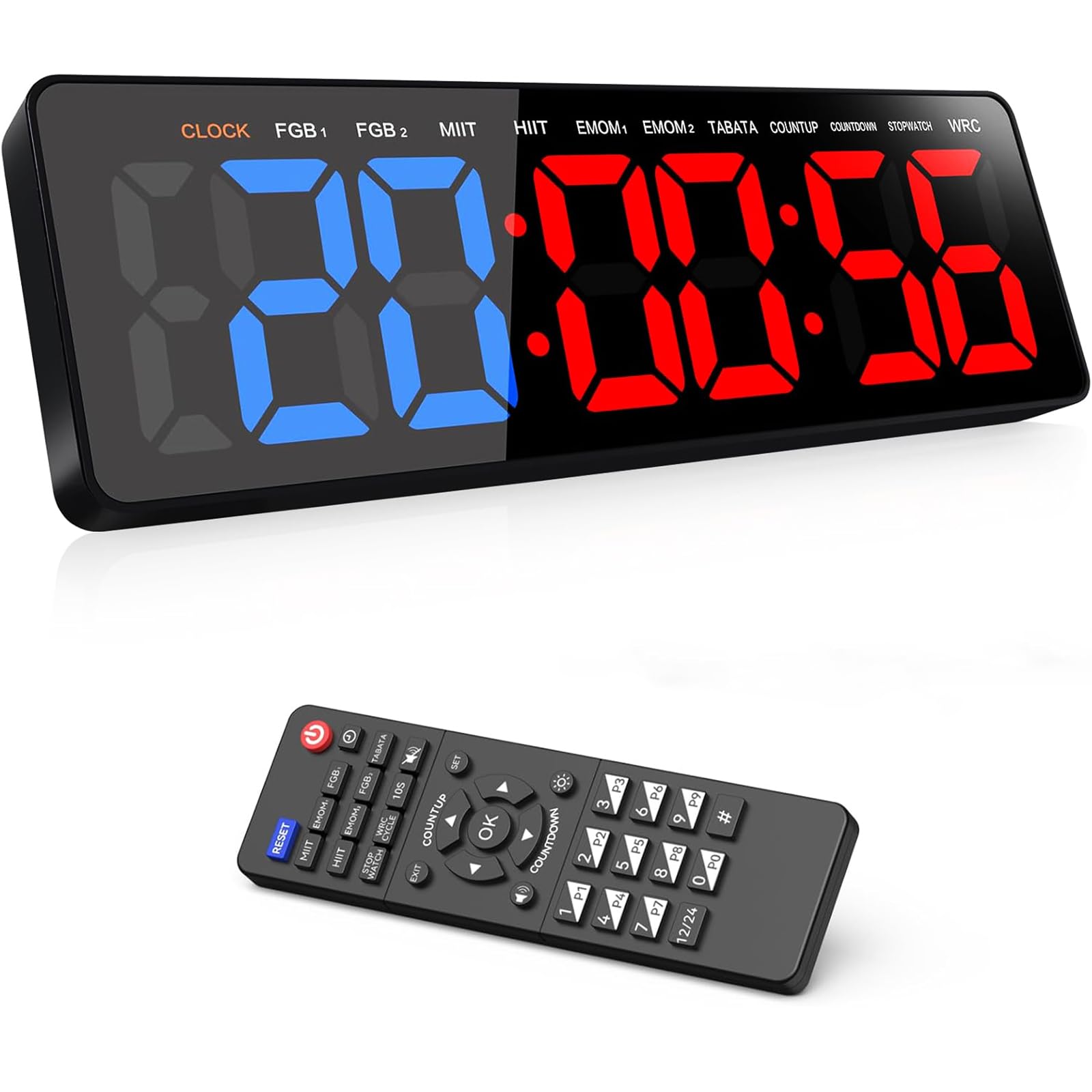 Amazon.co.jp: スポーツタイマー 16.5インチ 大型 インターバル